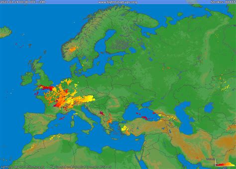 Europe :: Archives :: Maps :: Europe (Big) :: LightningMaps.org