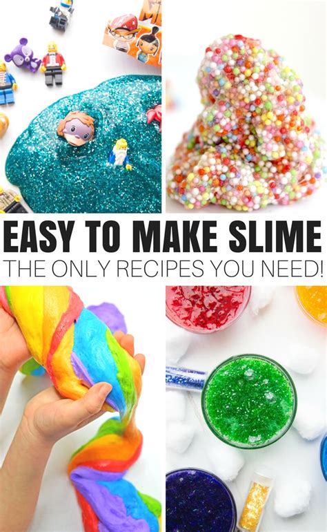 How To Make Slime With Glue - Elmer's Glue Slime Recipe