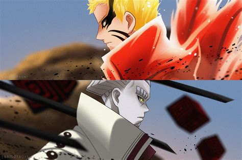 Naruto Baryon Mode Vs Isshiki | Boruto, Manga