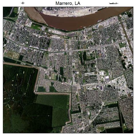 Aerial Photography Map of Marrero, LA Louisiana