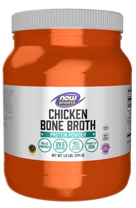 Bone Broth, Chicken Powder | NOW Foods