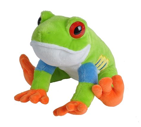 Cuddlekins Red-Eyed Tree Frog Plush Stuffed Animal by Wild Republic ...