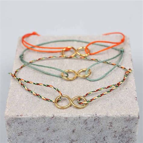 Gold Infinity Bracelet, Assorted Colours | Gold infinity bracelet, Women jewelry, Beaded bracelets