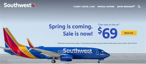 Southwest Sale - Flights Starting at $69 - Deals We Like