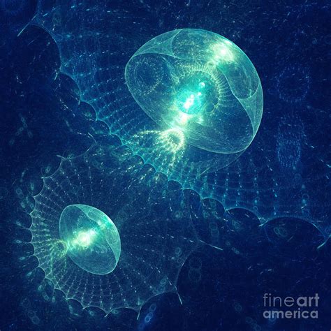 Bioluminescence Digital Art by Joshua Sweeney