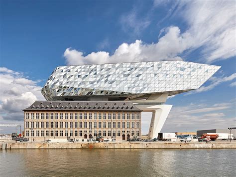 Zaha Hadid's Antwerp Port House is a Unique Structure Right on the ...