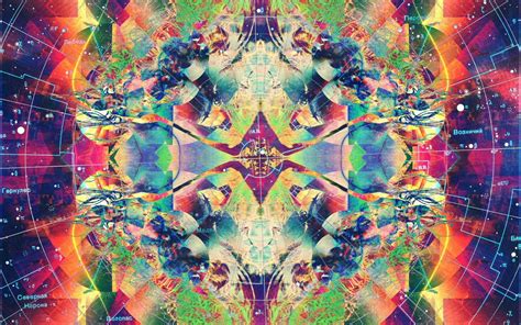 Psychedelic, abstract, colorful, symmetry HD wallpaper | Wallpaper Flare