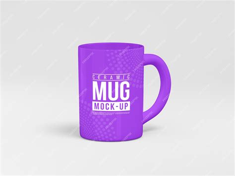 Premium PSD | Ceramic coffee mug mockup