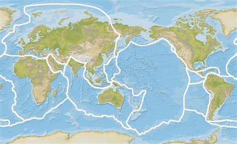 Tectonic Plates Map | Tectonic Plates Location | DK Find Out