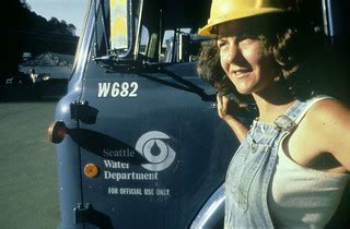 Water Department employee, 1985 | Item 135438, Water Departm… | Flickr