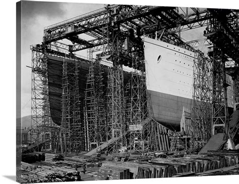 Olympic And Titanic Being Built Wall Art, Canvas Prints, Framed Prints, Wall Peels | Great Big ...