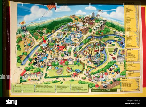 Amusement Theme Park Map Wassenaar Holland Netherlands Europe EU Stock Photo: 44071817 - Alamy