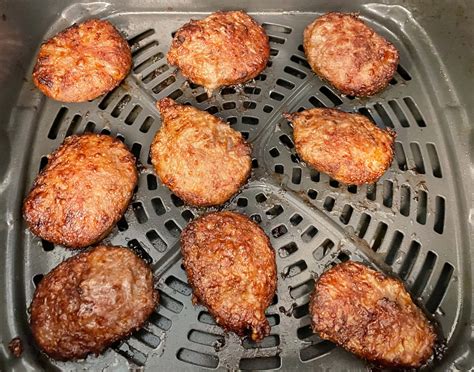 Air Fryer Sausage Patties in 8 Minutes! - Air Fryer Fanatics