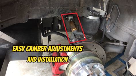 INSTALLING AND ADJUSTING REAR CAMBER KIT - YouTube