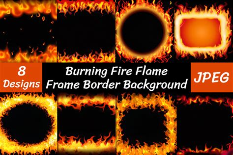 Fire Flame Texture Backgrounds Graphic by VYCstore · Creative Fabrica