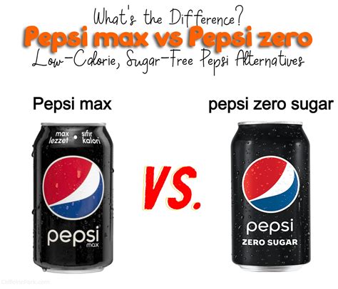 Pepsi Max vs. Pepsi Zero: What's the Difference?