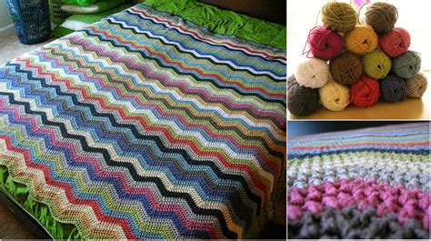 Easy Ripple Crochet Afghan - Free Pattern | Diy Smartly