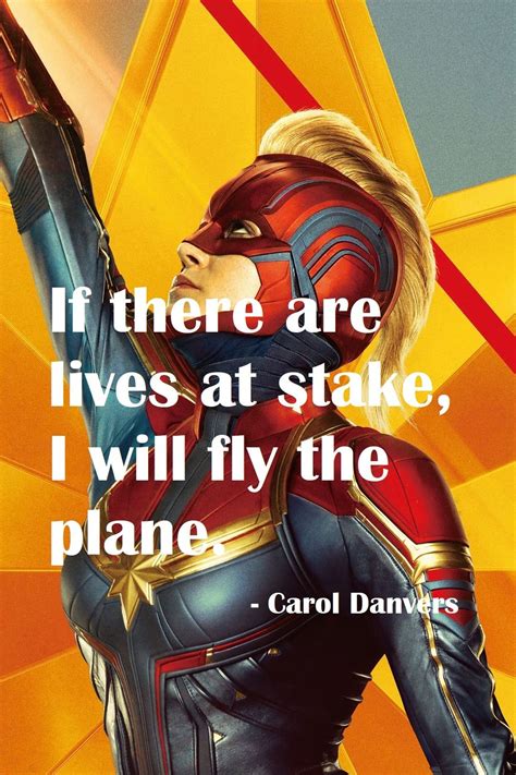 Captain Marvel: Top 10 Quotes from Carol Danvers | Marvel quotes ...