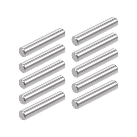 Uxcell 6mmx30mm 304 Stainless Steel Dowel Pin 10 Pack - Walmart.com - Walmart.com