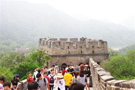 Badaling Great Wall editorial photography. Image of asia - 119668862