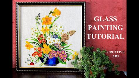 GLASS PAINTING TUTORIAL - YouTube