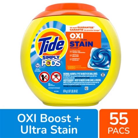 Tide Simply PODS Oxi Refreshing Breeze Liquid Laundry Detergent Pacs ...