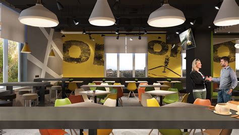 Office Canteen on Behance