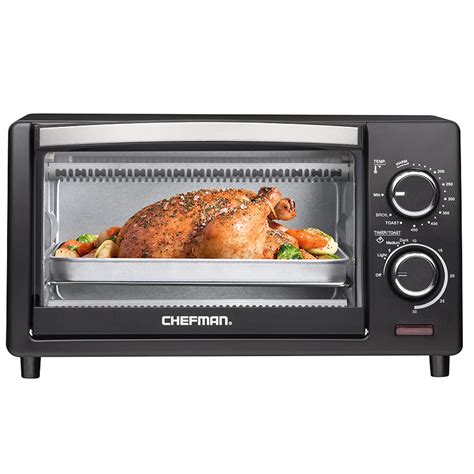 Chefman Variable Temperature 4 Slice Toaster Oven - Black | London Drugs