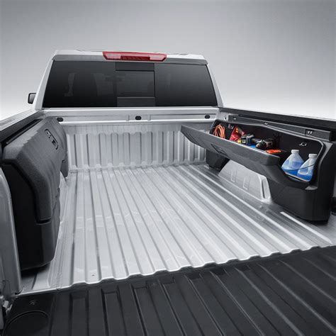 2019 Silverado 1500 Side Mounted Bed Storage Box Package, Short Box | Chevy silverado ...