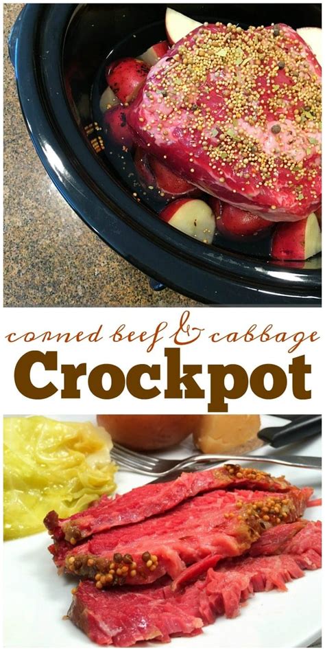 How to Cook Slow Cooker Corned Beef Brisket and Cabbage