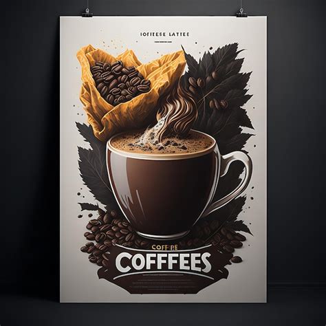 Premium AI Image | Coffee poster design