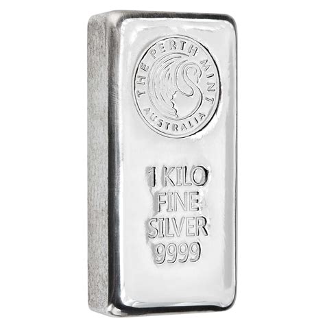 The Perth Mint 1 Kilo Silver Cast Bar