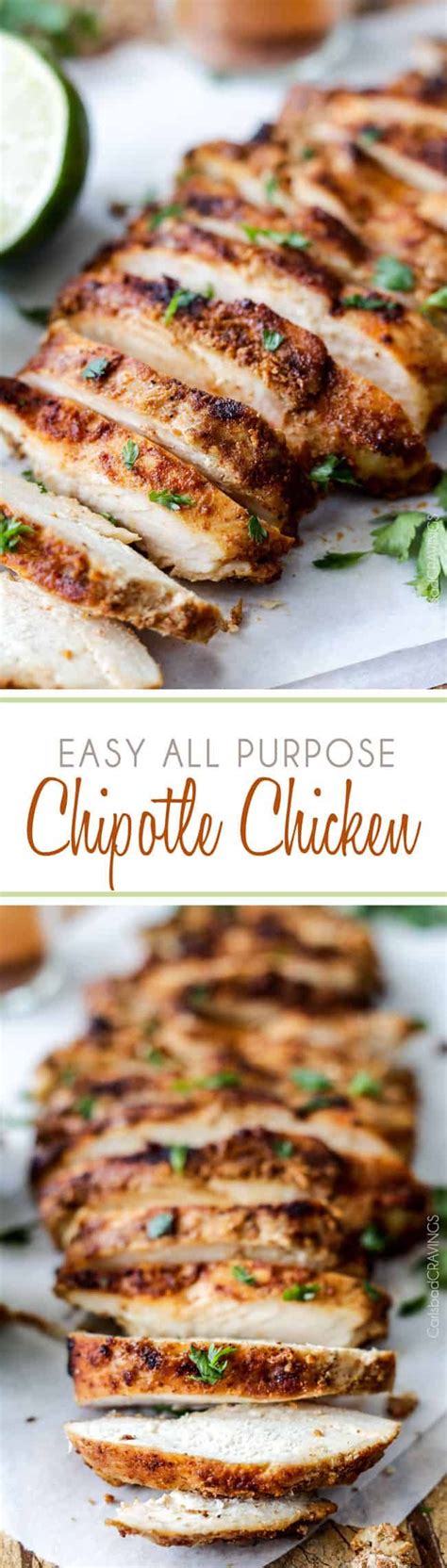 Easy All Purpose Chipotle Chicken seeping with flavor is a meal all in ...