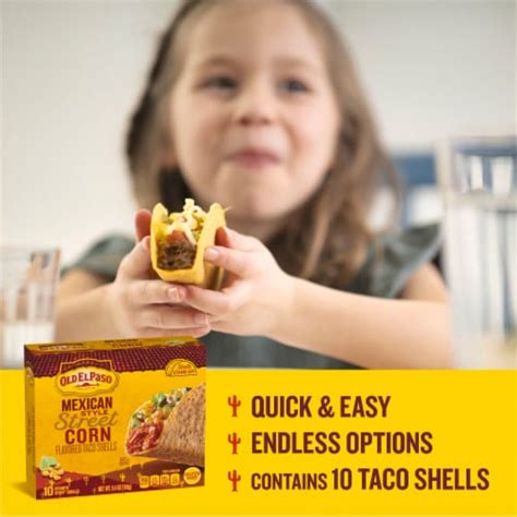 Old El Paso Mexican Style Street Corn Stand 'N Stuff Taco Shells, 10 ct / 0.54 oz - QFC