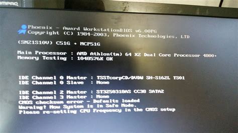 boot - How to fix "Warning! Now system is in safe mode. Please re ...