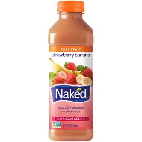 Naked Strawberry Banana Juice Smoothie, 32 fl oz - Kroger