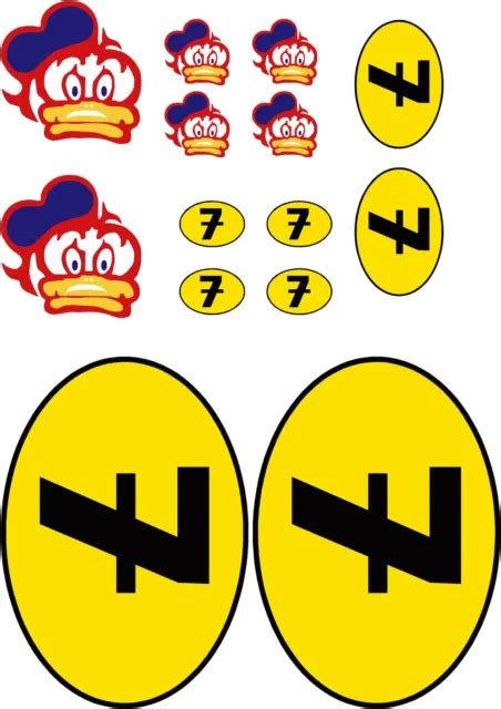X1 BARRY SHEENE Duck Visor Sticker Kit Decals Plus in ebay Store $15.30 - PicClick