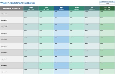 monthly schedule template excel — db-excel.com