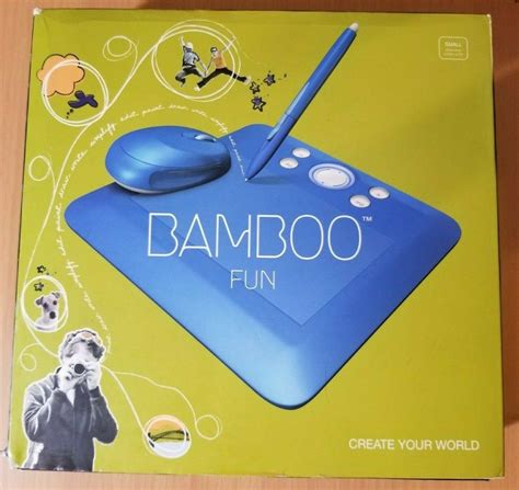 Wacom Bamboo Fun CTE450B drawing touch pen tablet complete w/ box TESTED – Graphic Design Geek