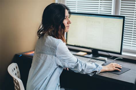 Woman Working From Home · Free Stock Photo