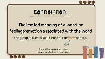 Connotation and Denotation Lesson/Activity by TeachAGN | TPT