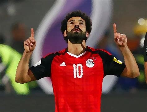 2018-05-27 Mohamed Salah Egypt National Team No 10 Cartoon – Egypt United – Voice of the pharaohs