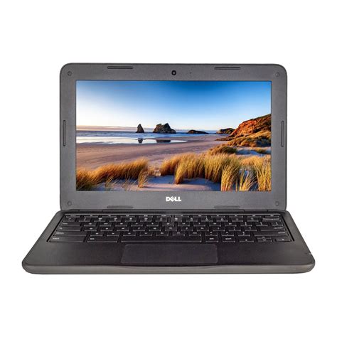 Dell Chromebook 3180, 1.60 GHz Intel Celeron, 4GB DDR3 RAM, 16GB SSD Hard Drive, Chrome, 11 ...