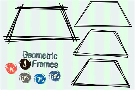 Geometric Frames Graphic by KiangDigiart · Creative Fabrica