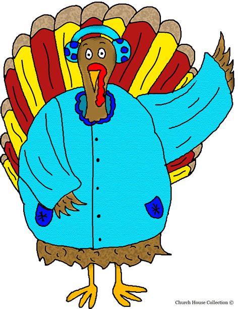 turkey wearing a jacket - Clip Art Library