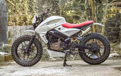 This Heavily Customised Bajaj Pulsar NS200 Scrambler Looks Absolutely Mad