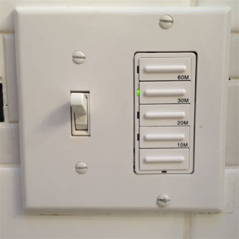 Bathroom Light Switch With Fan Timer – Rispa