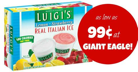 Luigi's Italian Ice Coupons July 2024 (NEW $1/1 Coupon)