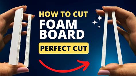 How to properly cut Foam board / Foam core? - YouTube