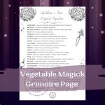 Green Witch Grimoire Page Bundle - The Wholesome Witch
